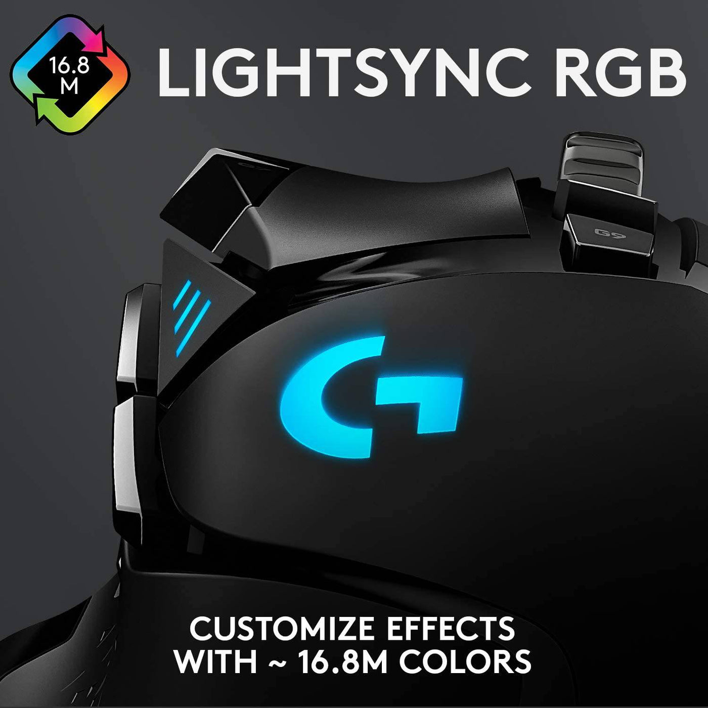 Mouse Gamer Logitech G502 Hero RGB 11 Botones 25K DPI