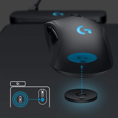 Mousepad cargador Powerplay Lightspeed RGB