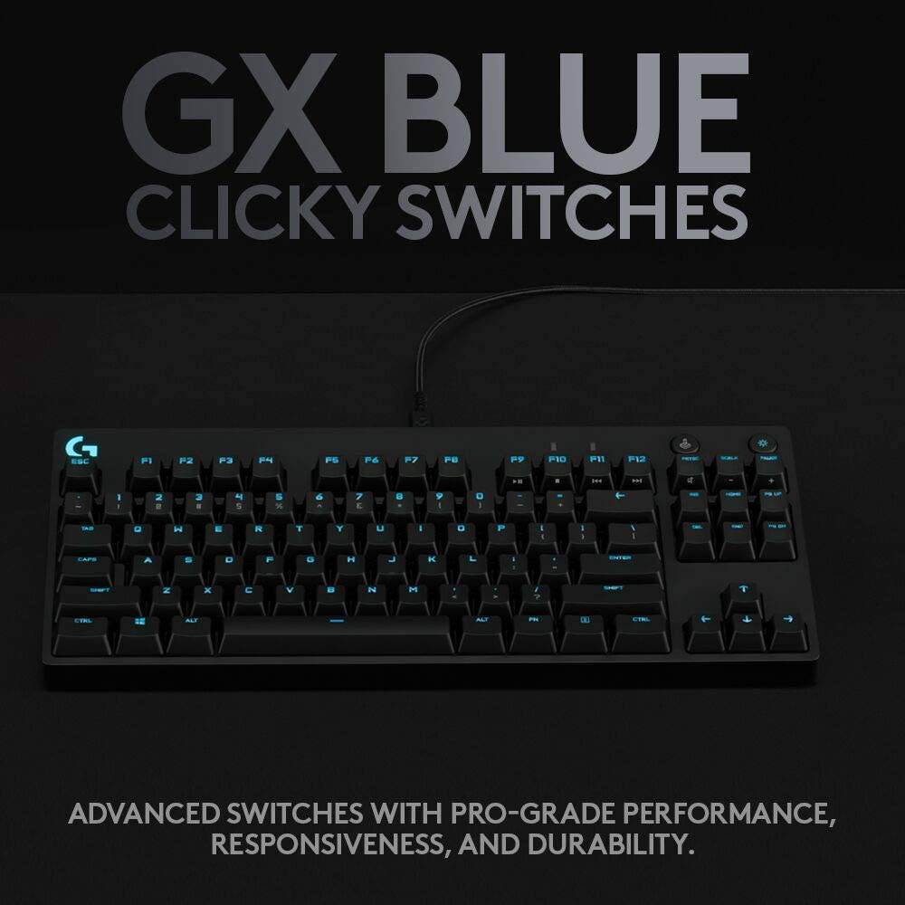 Teclado Gamer Logitech G Pro RGB Cable Extraible Mecánico