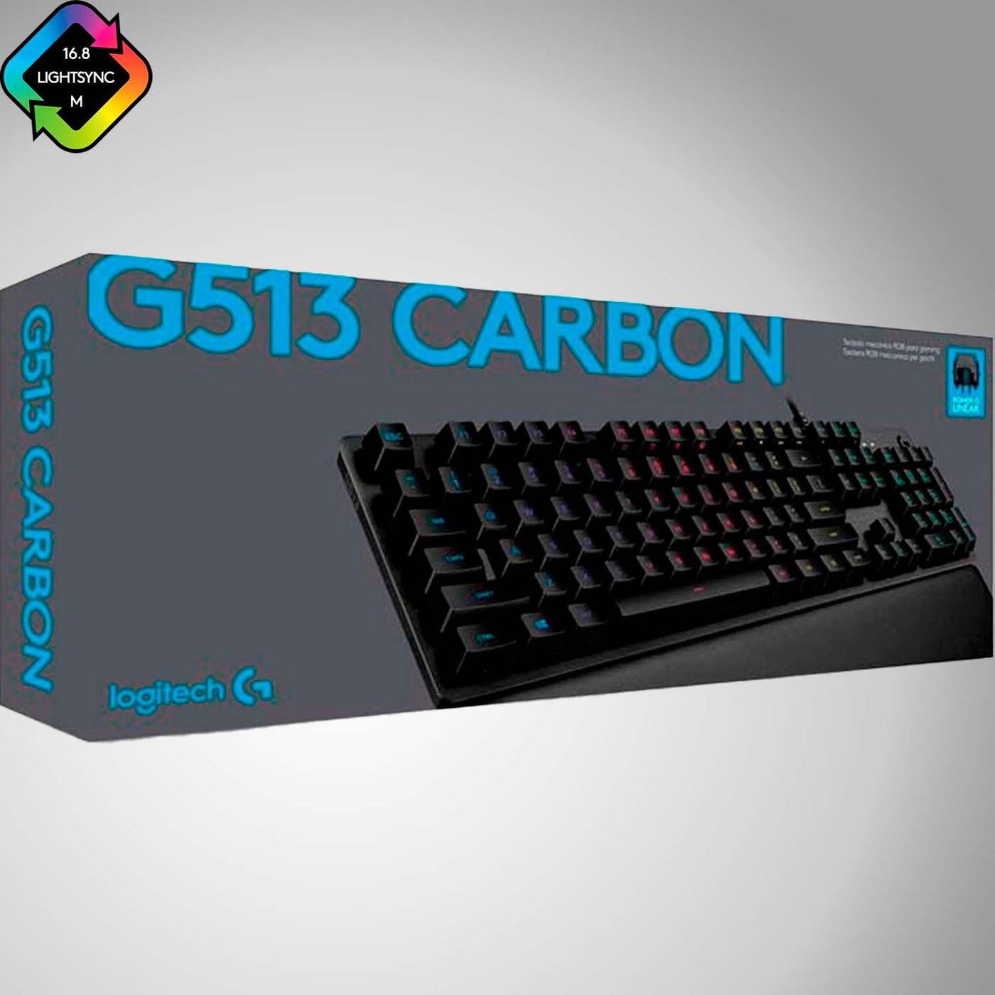 Teclado Gamer Logitech G513 RGB Mecánico Reposamanos Incluido