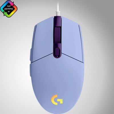 Mouse Gamer Logitech G203 RGB Lightsync 6 botones