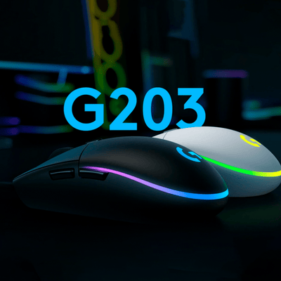 Mouse Gamer Logitech G203 RGB Lightsync 6 botones