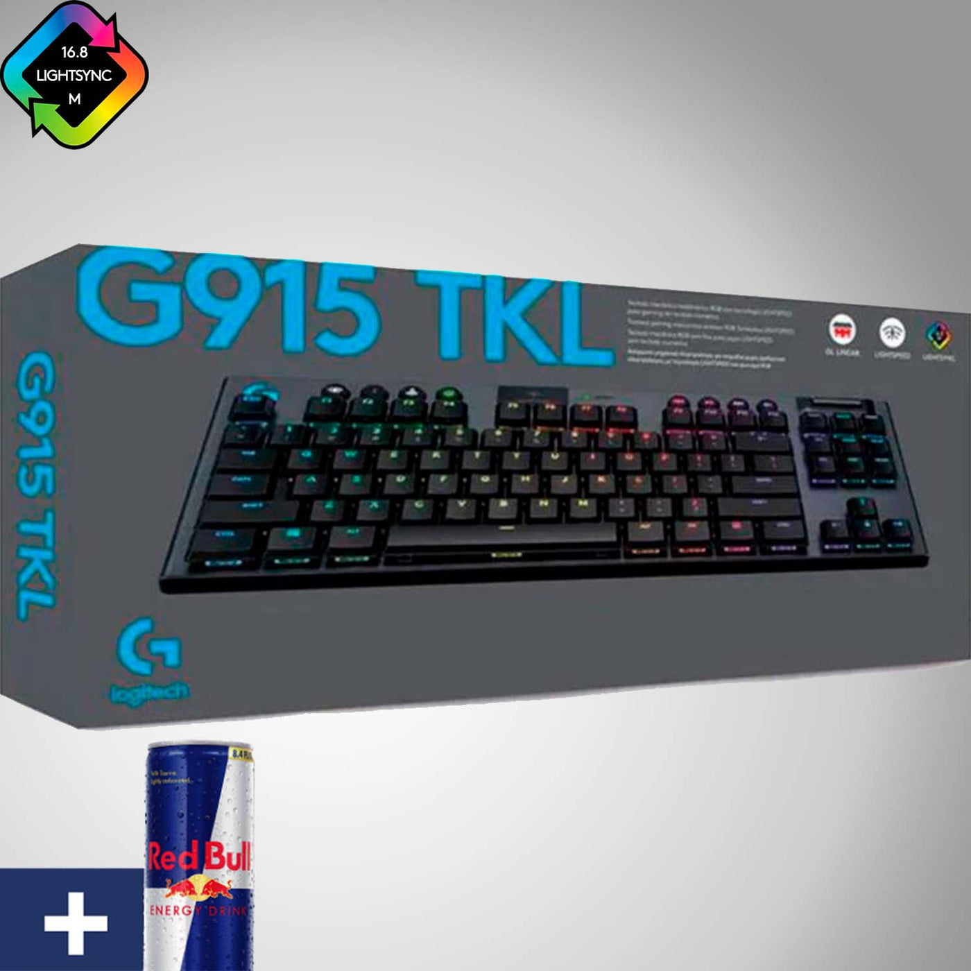 Teclado US Gamer Logitech G915 TKL Lightspeed Portable