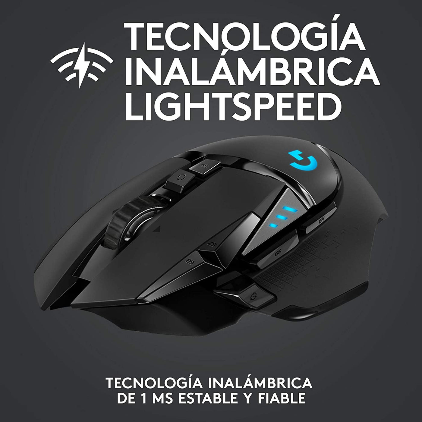 Mouse Gamer Logitech G502 Lightspeed Wireless RGB 25K DPI - Achorao