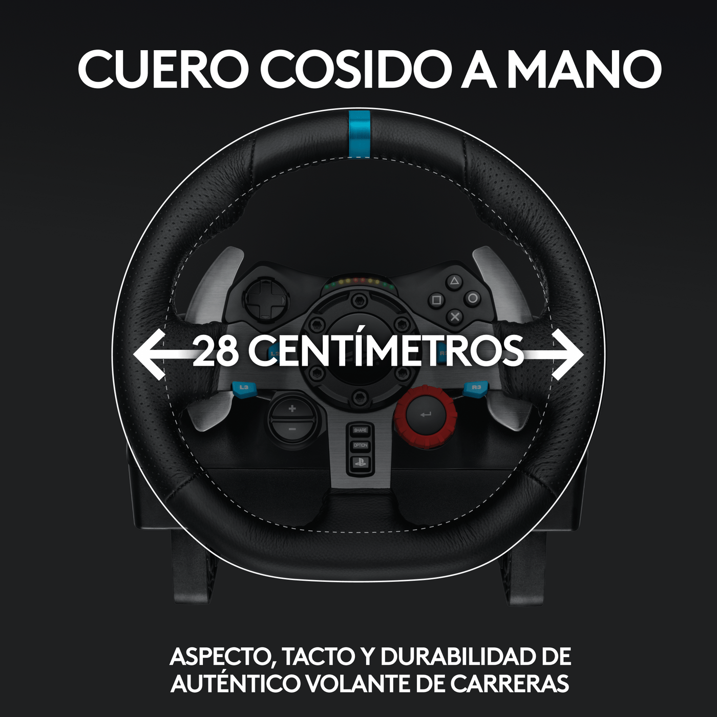 Timón Logitech G29 PlayStation PS5, PS4, PS3 y PC. - Achorao