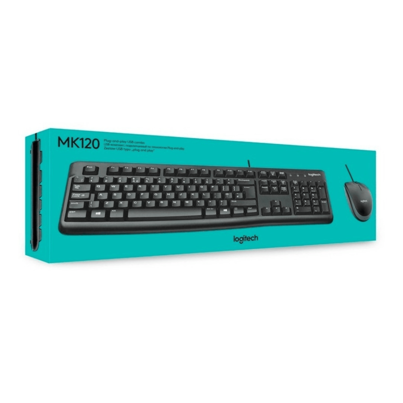 Teclado & Mouse MK120 Anti salpicaduras - Achorao