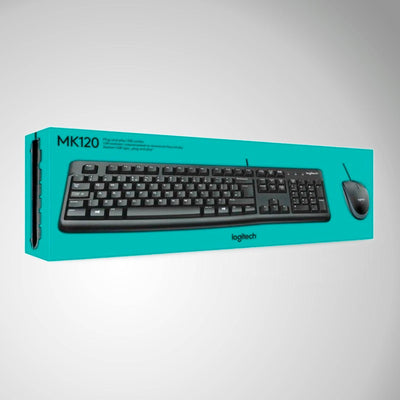 Teclado & Mouse MK120 Anti salpicaduras - Achorao