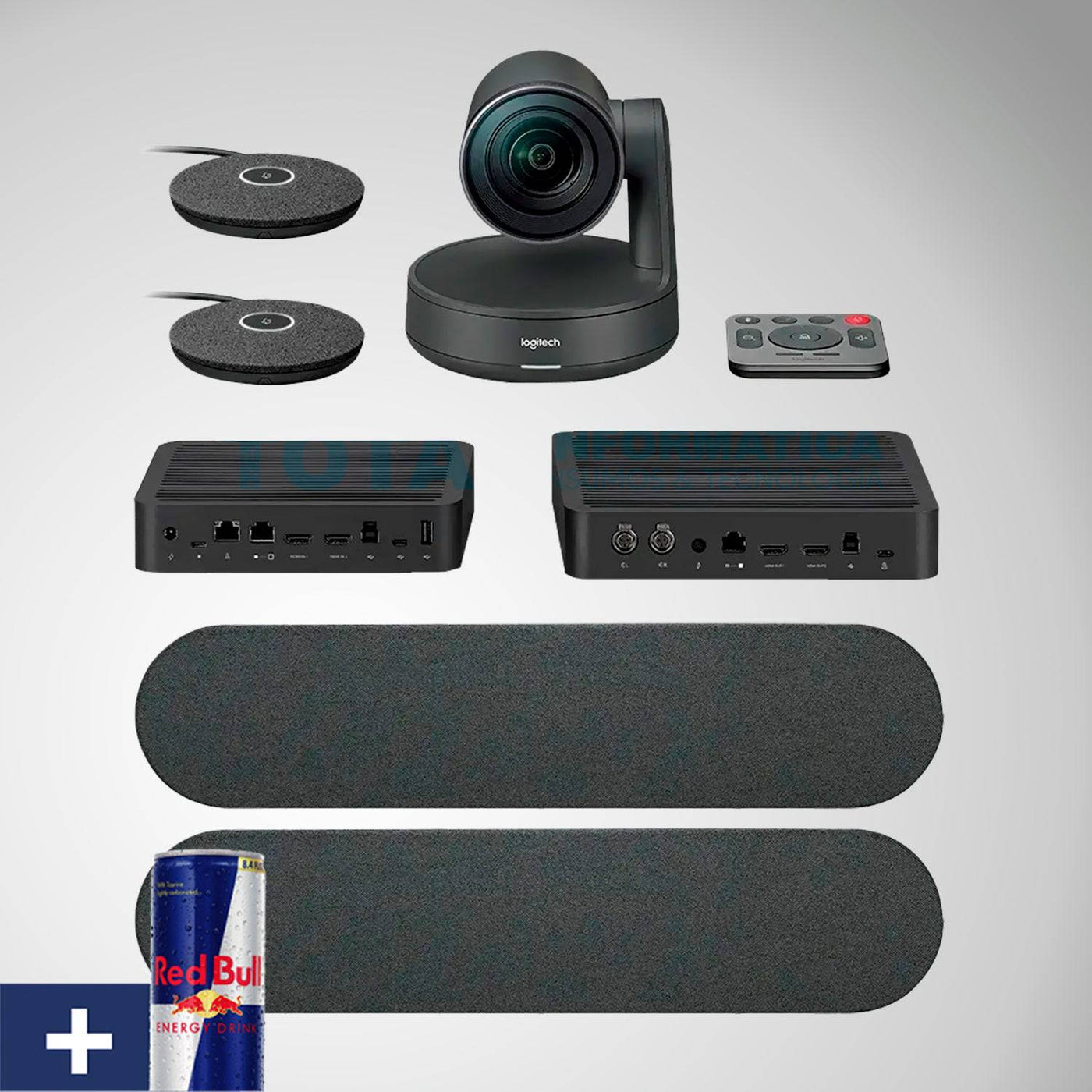 Cámara Logitech B2B Rally Plus Bundle 4K Large Room Black