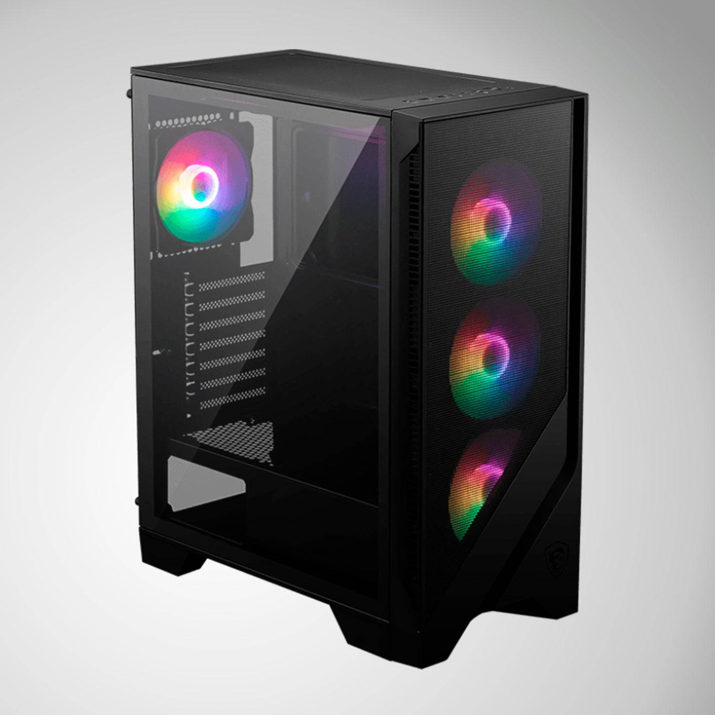 Case MSI MAG FORGE 120A AIRFLOW, Mid Tower con fuente 650W BRONZE