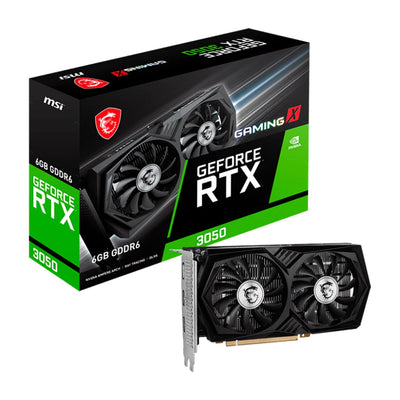 Tarjeta de video MSI GeForce RTX 3050 Gaming X 6GB GDDR6