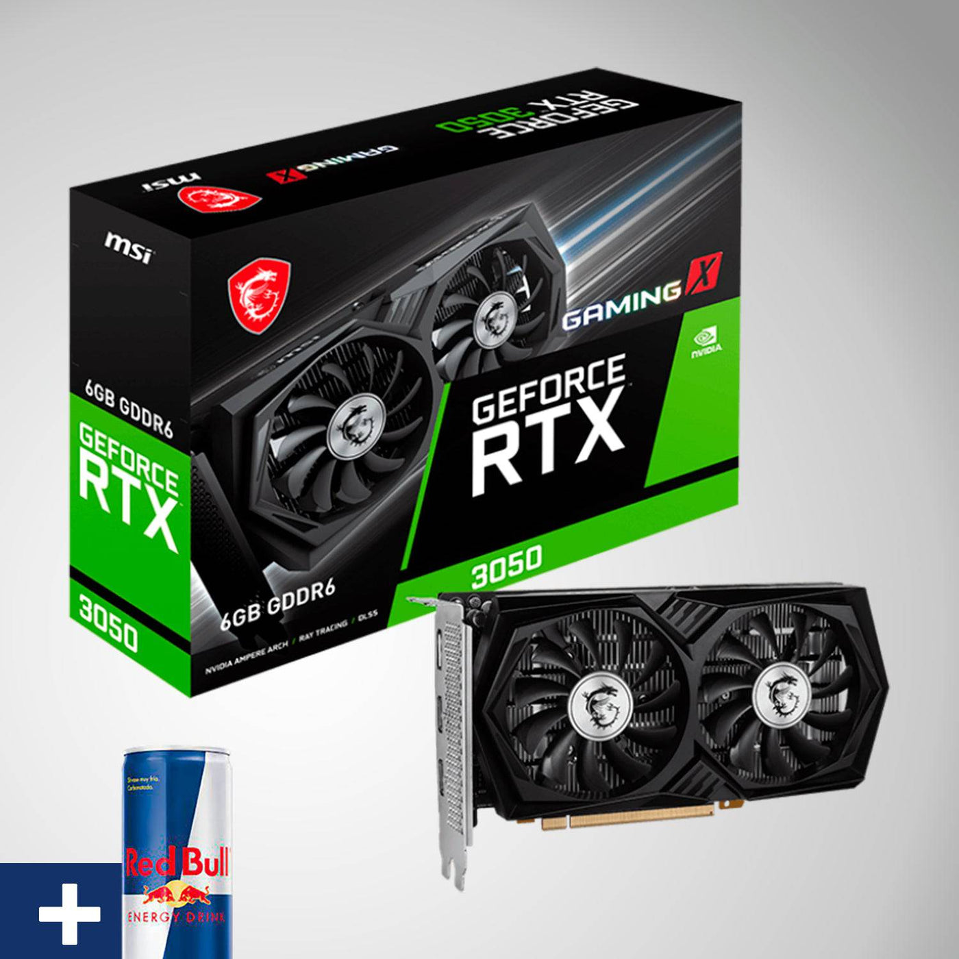 Tarjeta de video MSI GeForce RTX 3050 Gaming X 6GB GDDR6