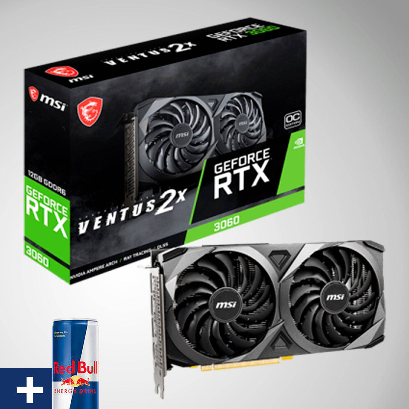 Tarjeta de video MSI GeForce RTX 3060 VENTUS 2X 12GB OC GDDR6