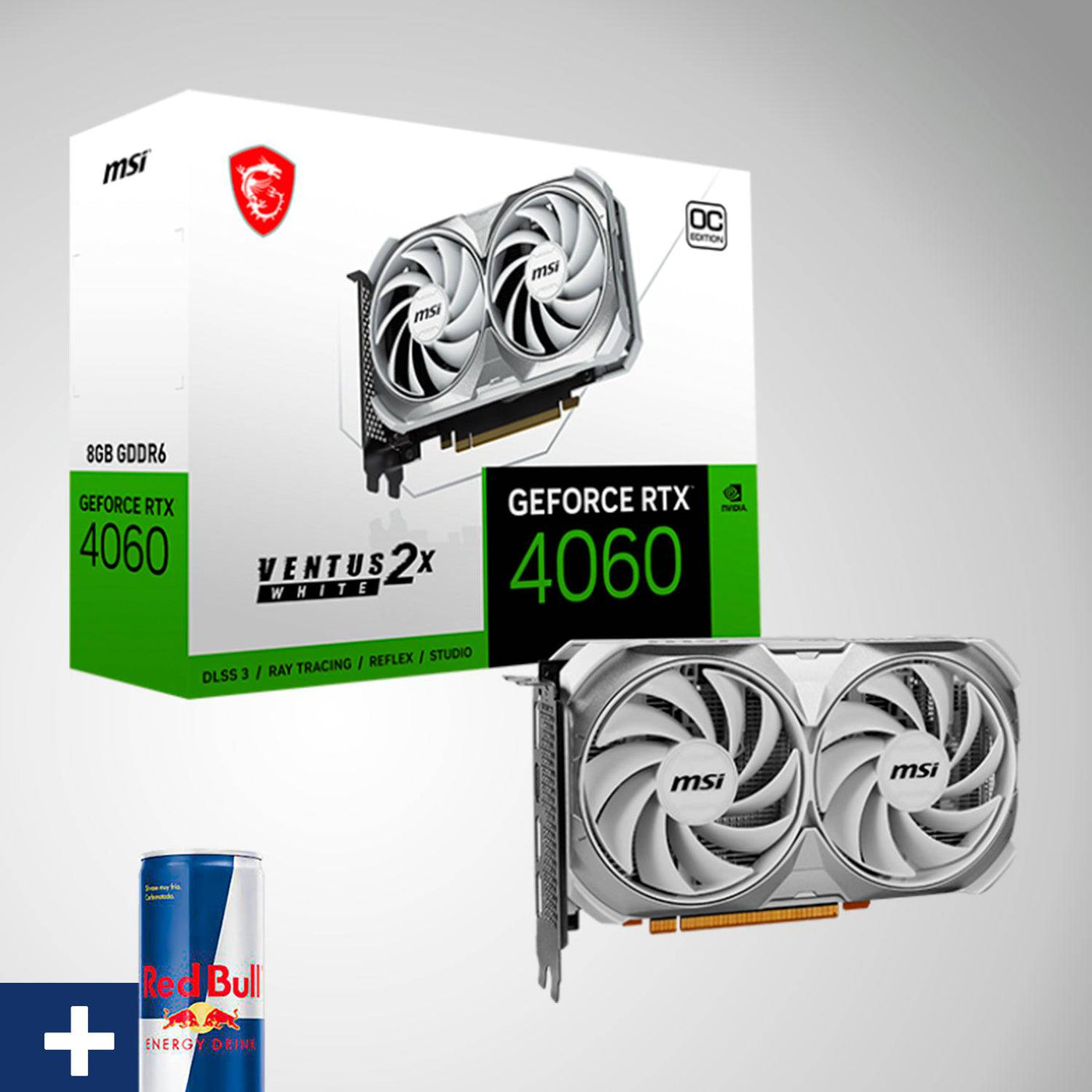 Tarjeta de video MSI GeForce RTX 4060 VENTUS 2X WHITE 8G OC, 8GB GDDR6, PCIe Gen 4.0 x8