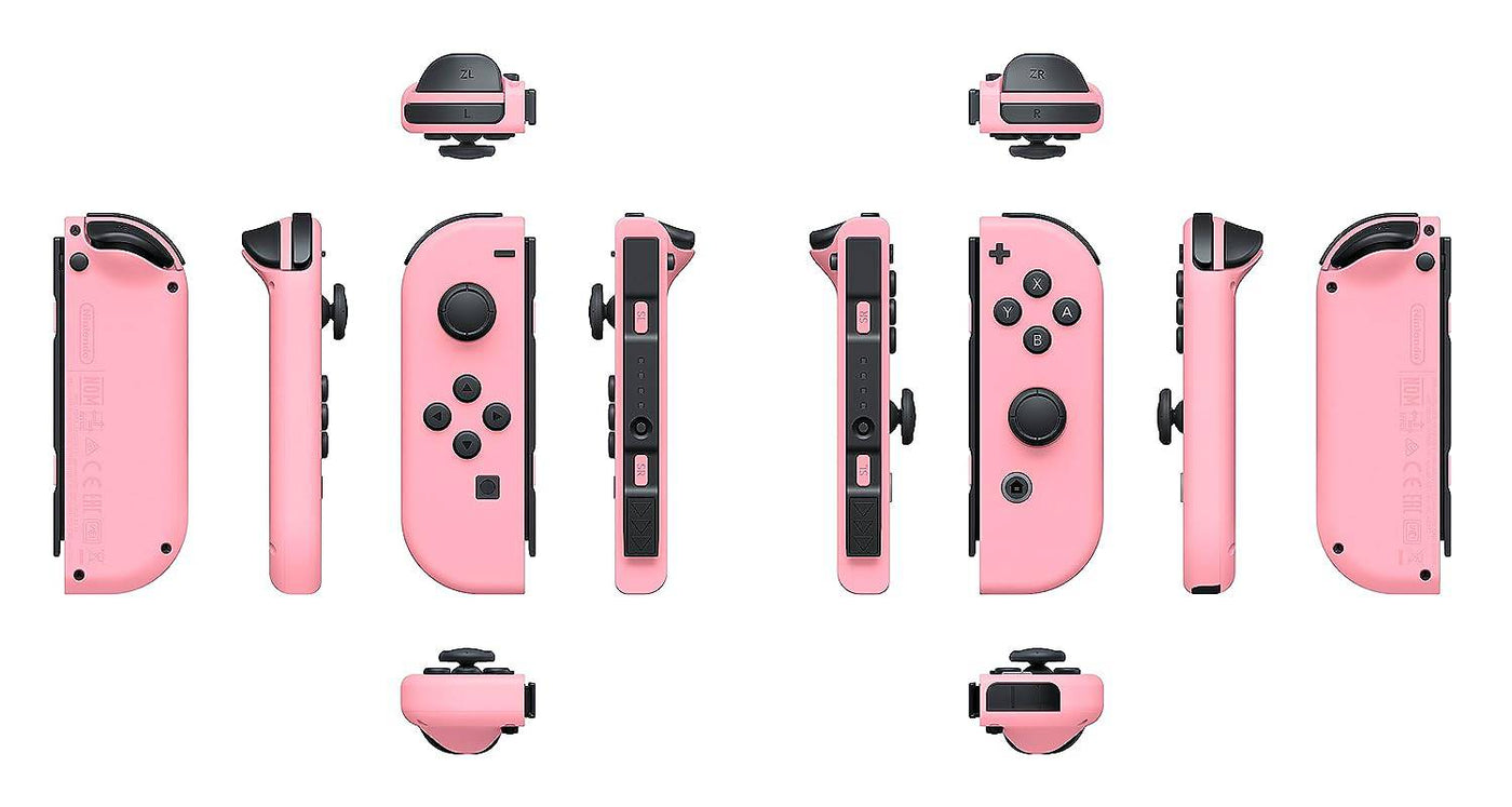 Controles Nintendo Switch Joycon Amarilla Rosado Pastel