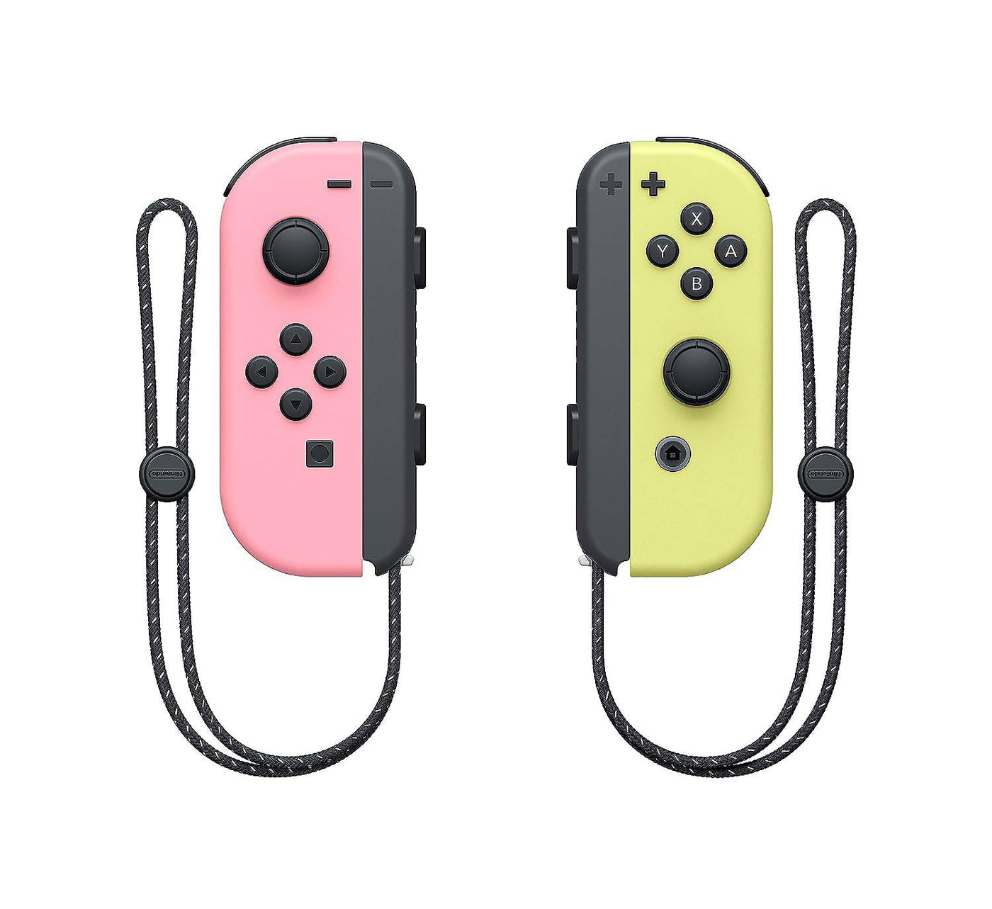 Controles Nintendo Switch Joycon Amarilla Rosado Pastel