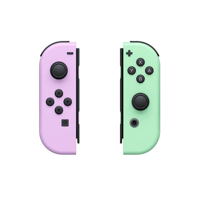 Controles Nintendo Switch JOYCON Purple Green Pastel