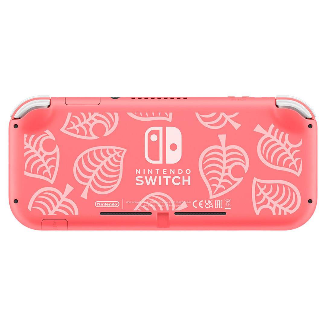 Nintendo Switch Lite Coral Animal Crossing Edición Aloha de Canela