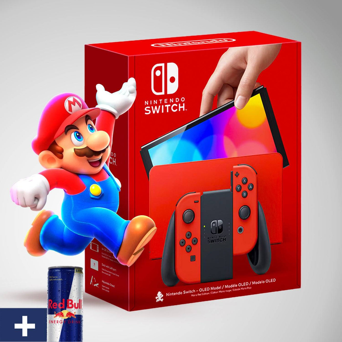 Nintendo Switch Oled Mario Red