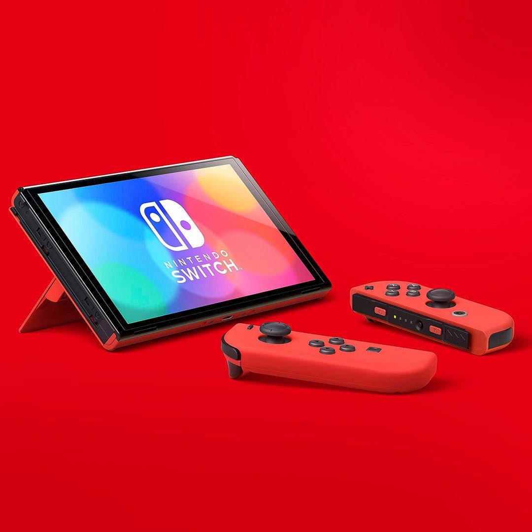 Nintendo Switch Oled Mario Red