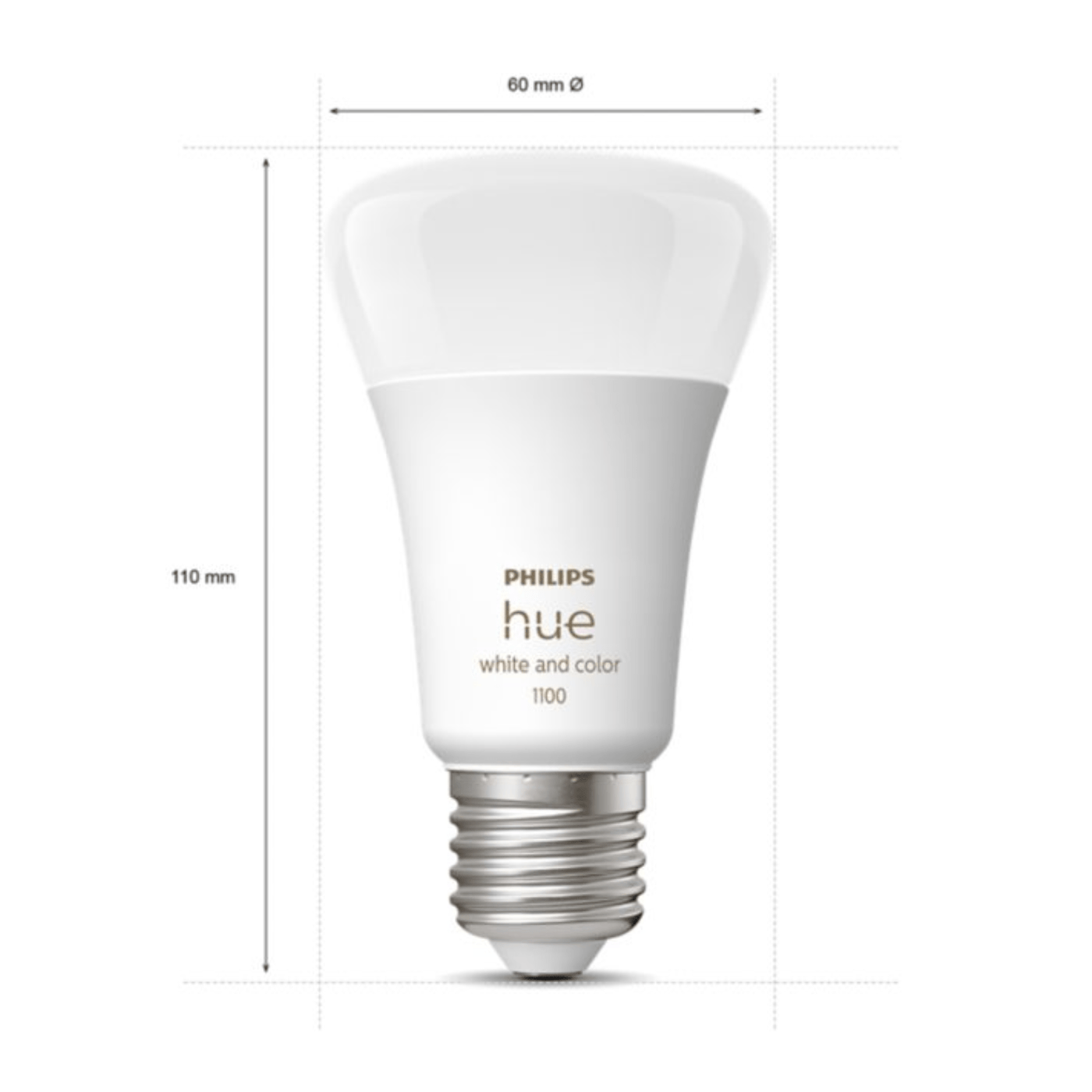 Foco Philips Hue A60  E27 Luz Calida 9.5W BT