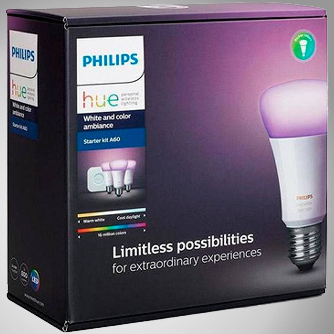 Focos Inteligentes Philips Hue Started Kit 3+ Bridge Color BT