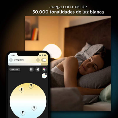 Focos Inteligentes Philips Hue Started Kit 3+ Bridge Color BT