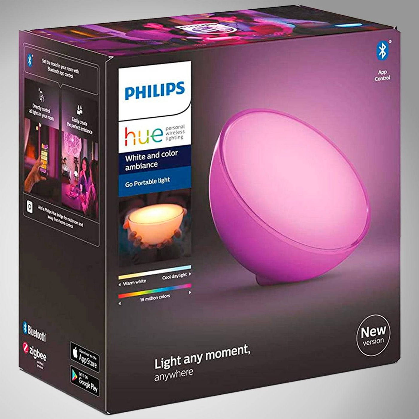 Lampara Portatil Philips Hue Go Portable Light Zigbee & Bluetooth