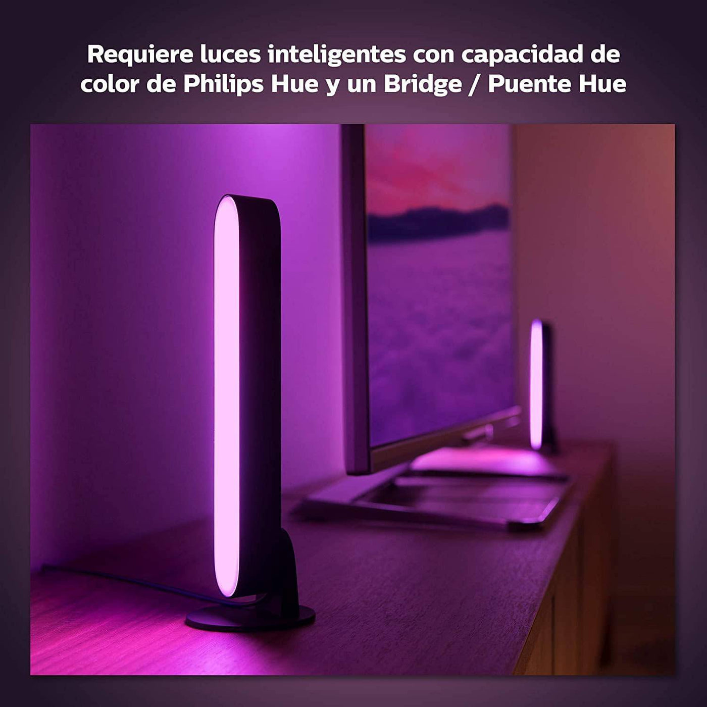 Philips Hue  Sync Box Play HDMI  Conecta hasta 4 Disp  Compatible con Google Home y Alexa