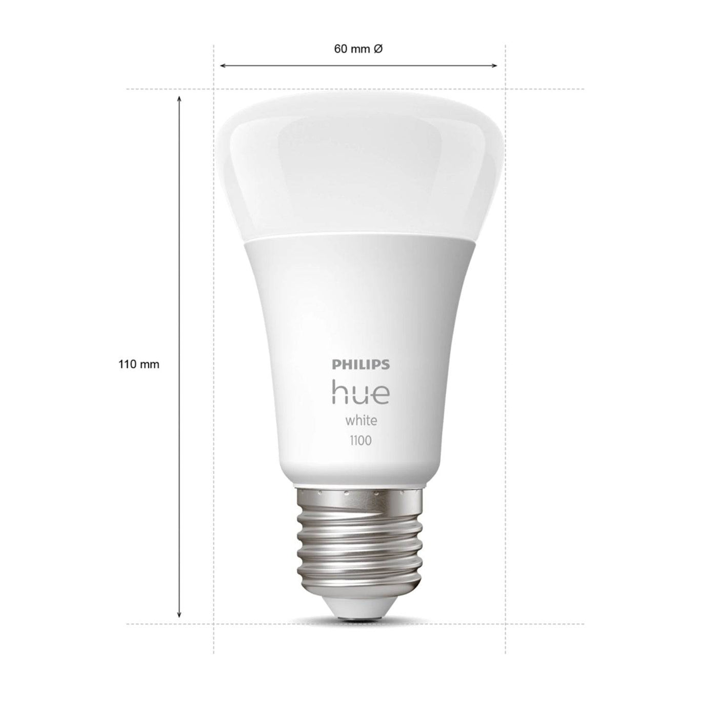 Starter Kit x2 Focos Inteligentes Cálido Philips Hue E27 9w + Bridge