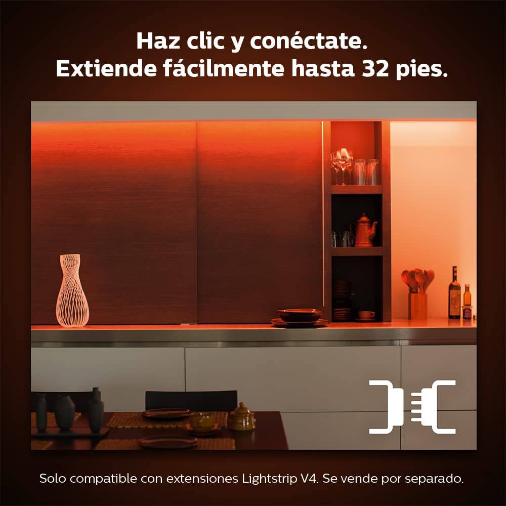 Tira Led Inteligente Philips Hue 2m Extensión Bluetooth