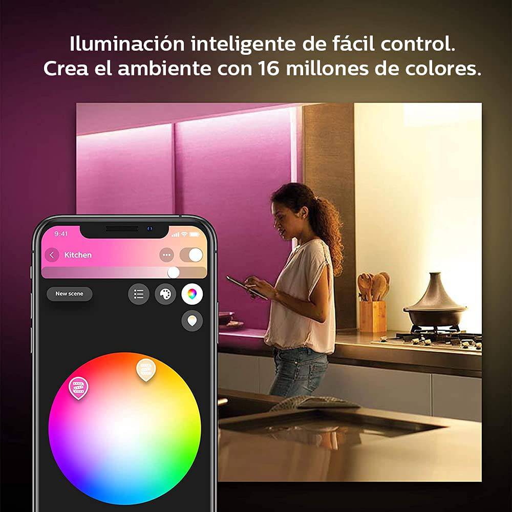 Tira Led Inteligente Philips Hue 2m Extensión Bluetooth