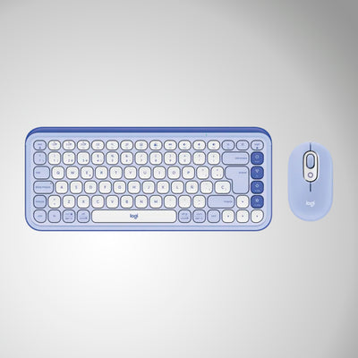 Teclado Logitech + Mouse Pop Icon Bluetooth