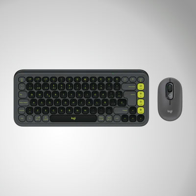 Teclado Logitech + Mouse Pop Icon Bluetooth