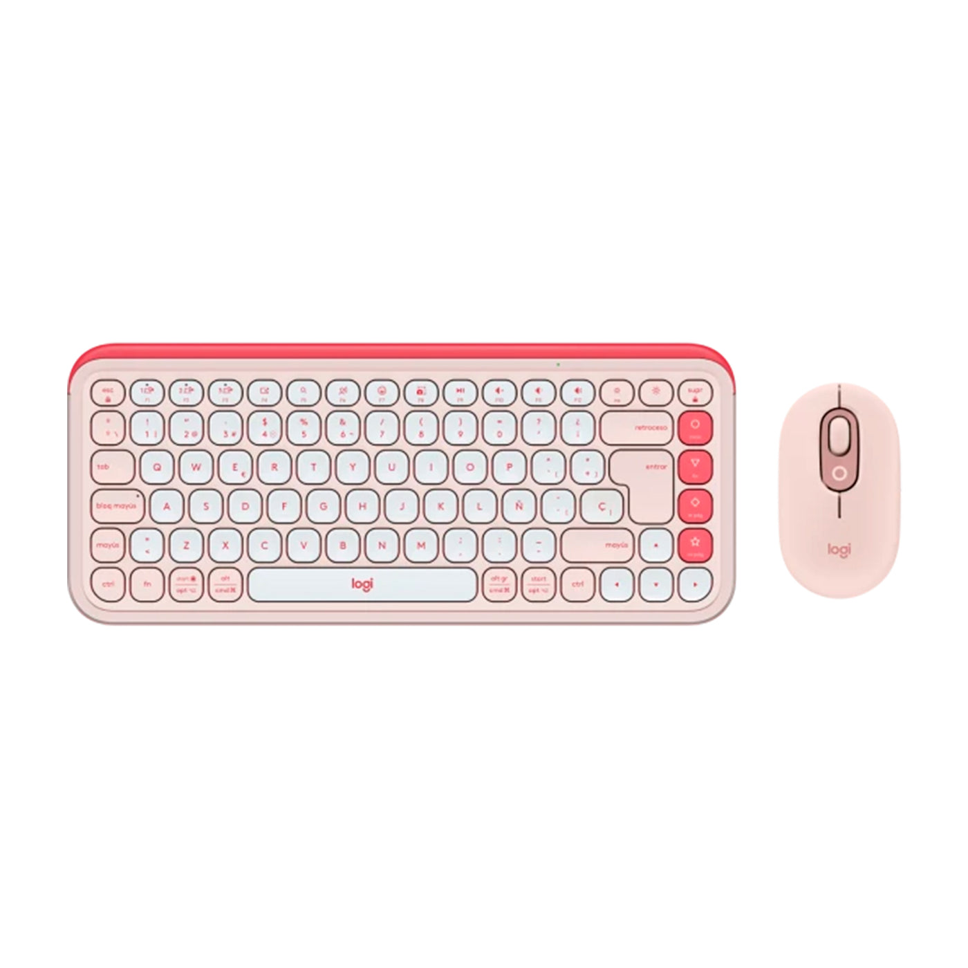 Teclado Logitech + Mouse Pop Icon Bluetooth