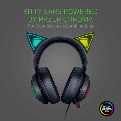 Audifonos usb Razer Kraken Kitty Edition Chroma THX Mic