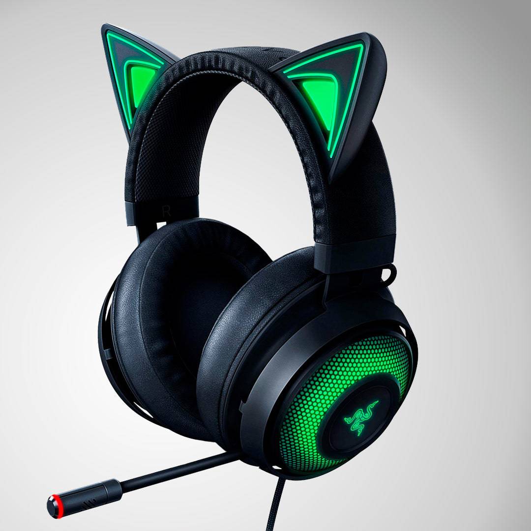 Audifonos usb Razer Kraken Kitty Edition Chroma THX Mic