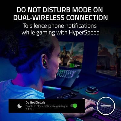 Audifonos inalambricos Razer hammerhead pro hyperspeed wireless PC Ps5 Switch smarthphone ANC carga rápida 30H BT RGB - Achorao