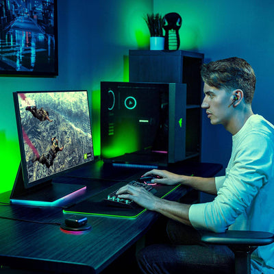 Audifonos inalambricos Razer hammerhead pro hyperspeed wireless PC Ps5 Switch smarthphone ANC carga rápida 30H BT RGB - Achorao