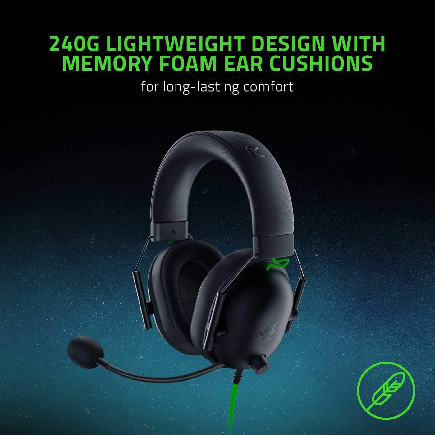 Audífonos Razer Blackshark V2 X USB HyperClear Noise Cancelling