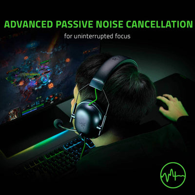 Audífonos Razer Blackshark V2 X USB HyperClear Noise Cancelling