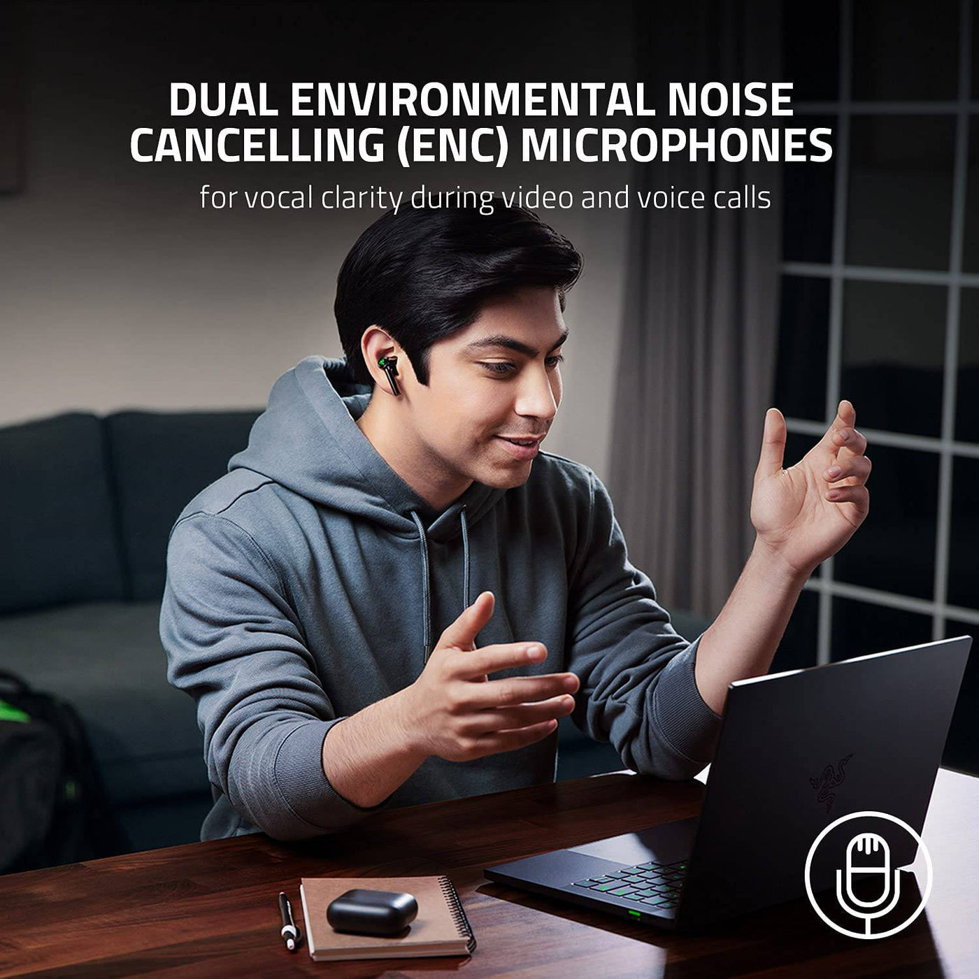 Audífonos Razer Hammerhead True Wireless Gen 2 Low Latency