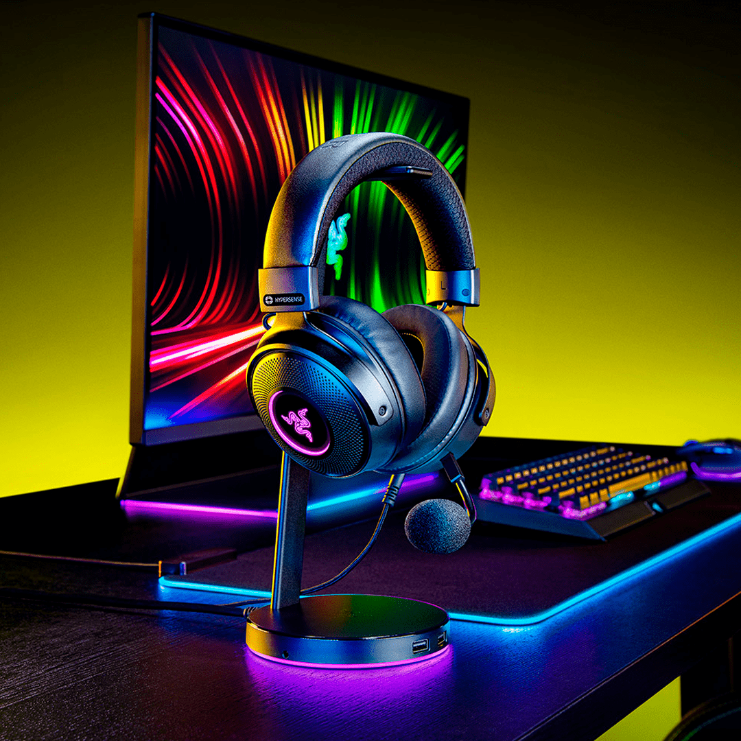 Audífonos Razer Kraken V3 Hypersense THX Spatial Audio Usb