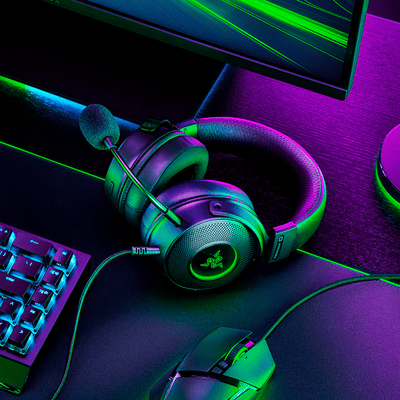 Audífonos Razer Kraken V3 Hypersense THX Spatial Audio Usb