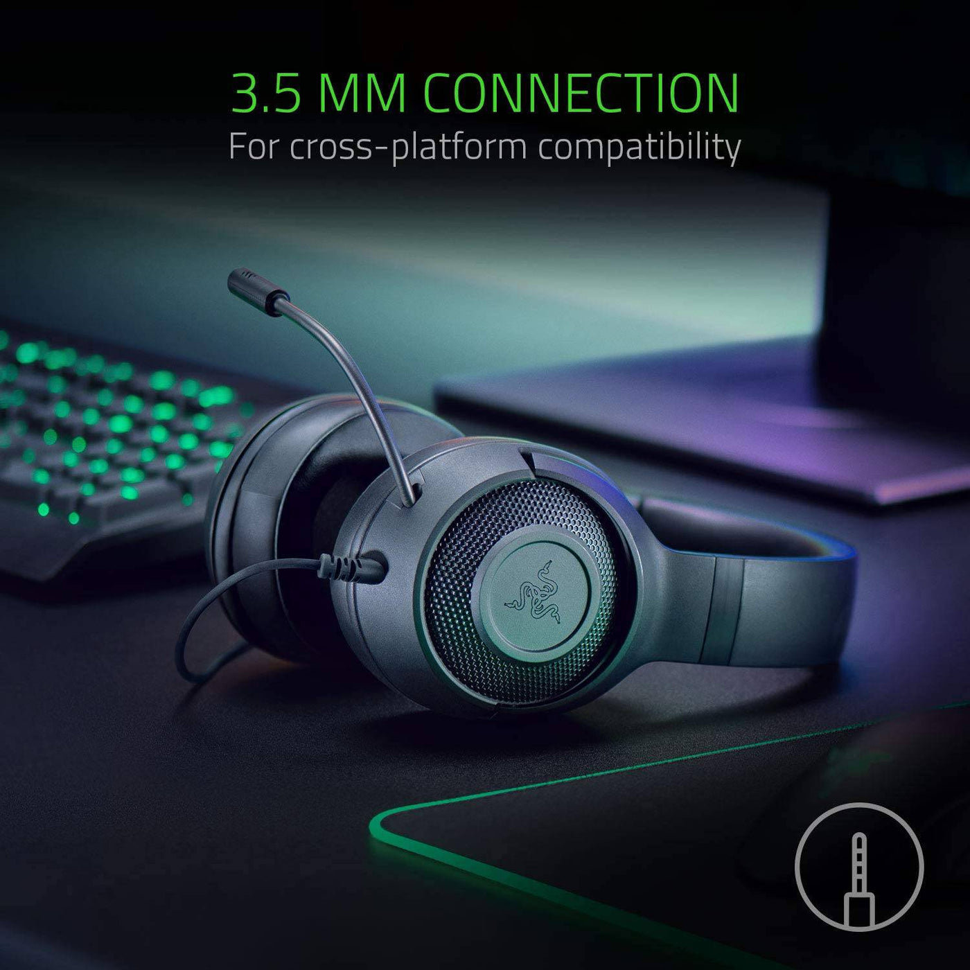 Audífonos Razer Kraken X Lite Surround Audio Posicional