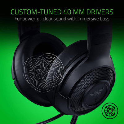 Audífonos Razer Kraken X Lite Surround Audio Posicional