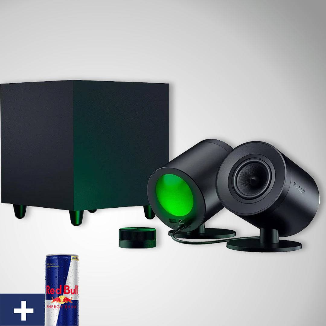 Parlante Razer Nommo V2 Pro 2.1 99 DB Multoplataforma BT/ USB THX Chroma + Control Wireless 220V