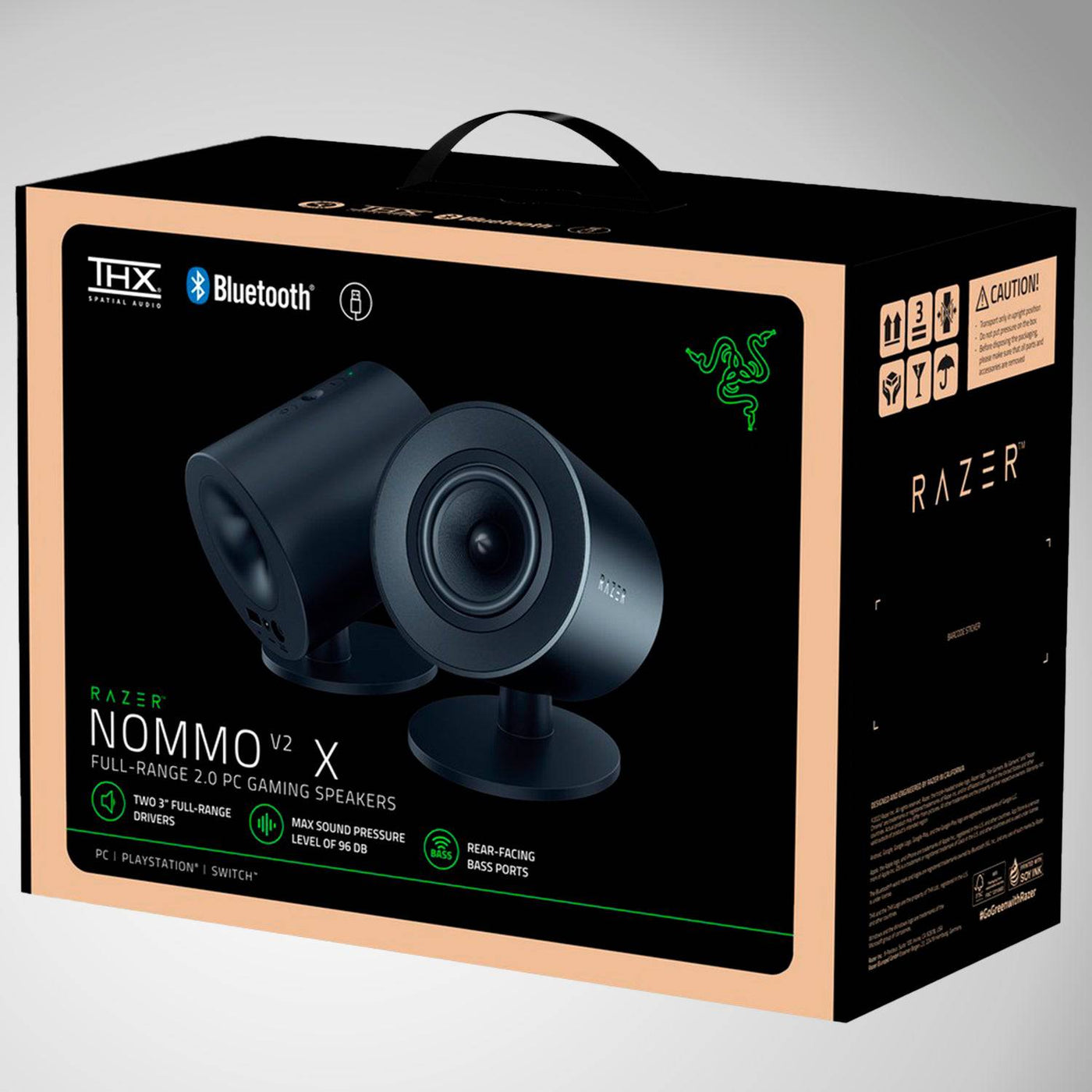 Parlante Razer Nommo v2 X 2.0 black