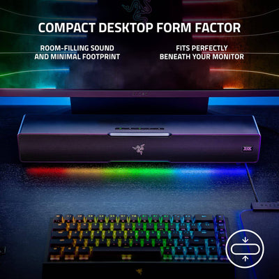 Sound Bar Razer Leviathan V2 Bluetooth Thx 7.1 Sound Chroma