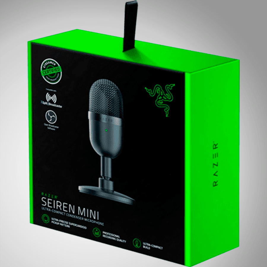 Micrófono Razer Seiren Mini USB Supercardioide USB - Achorao