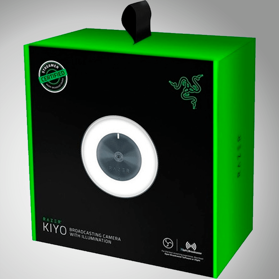 Camara Web Razer Kiyo c/Luces Led Ring Full HD 1080p USB